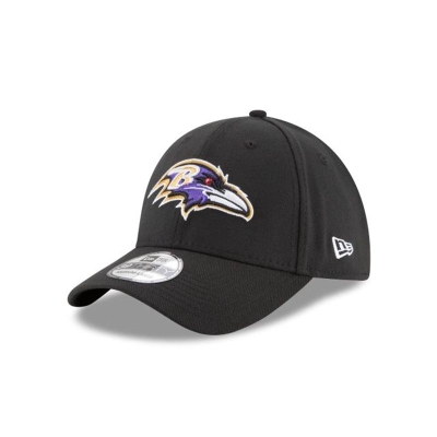 Black Baltimore Ravens Hat - New Era NFL Team Classic 39THIRTY Stretch Fit Caps USA6254937